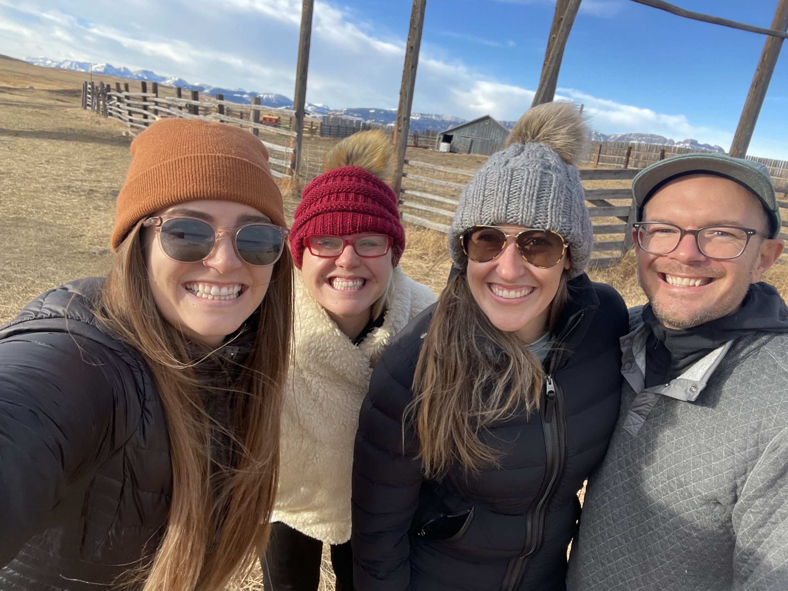 Caroline Sexton, Abbi Whittaker, Connie Anderson, and Thaison Kawal in Montana